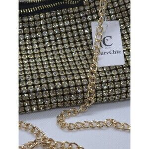Womens Rhinestone Purses Sparkly Clutch Evening Bag Handbag Prom Shoulder Bag